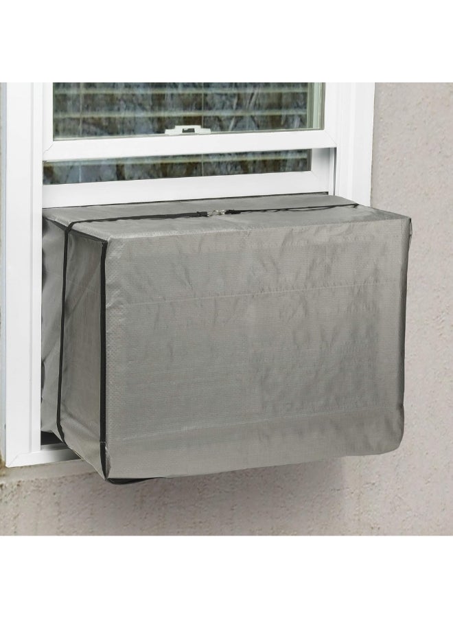 فروست كينج غطاء مكيف هواء شباك شديد التحمل رمادي وأسود 20 x 28 x 30 بوصة AC5H - Image 5